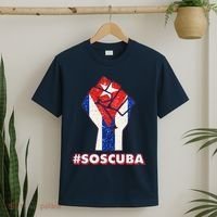 SOS Cuba Protest Fist Flag #SOSCUBA T-Shirt thumb 2