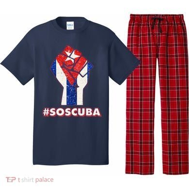 SOS Cuba Protest Fist Flag #SOSCUBA Pajama Set