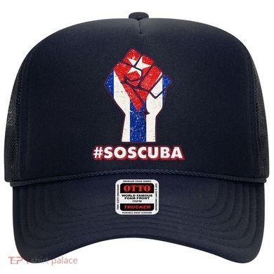 SOS Cuba Protest Fist Flag #SOSCUBA Hat