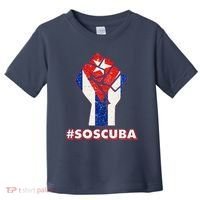 SOS Cuba Protest Fist Flag #SOSCUBA Toddler T-Shirt thumb 0