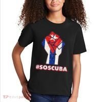 SOS Cuba Protest Fist Flag #SOSCUBA Kids T-Shirt thumb 2