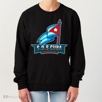 SOS Cuba Viva Cuba Libre Cubanos Bandera Cubana Women's Sweatshirt thumb 0