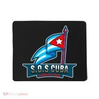SOS Cuba Viva Cuba Libre Cubanos Bandera Cubana Mousepad thumb 0
