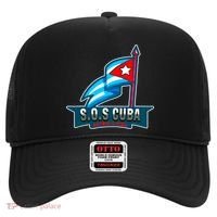 SOS Cuba Viva Cuba Libre Cubanos Bandera Cubana Hat thumb 0