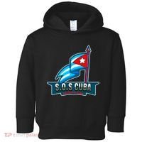 SOS Cuba Viva Cuba Libre Cubanos Bandera Cubana Toddler Hoodie thumb 0