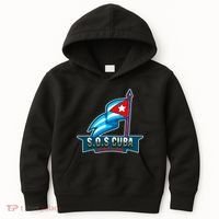 SOS Cuba Viva Cuba Libre Cubanos Bandera Cubana Kids Hoodie thumb 0