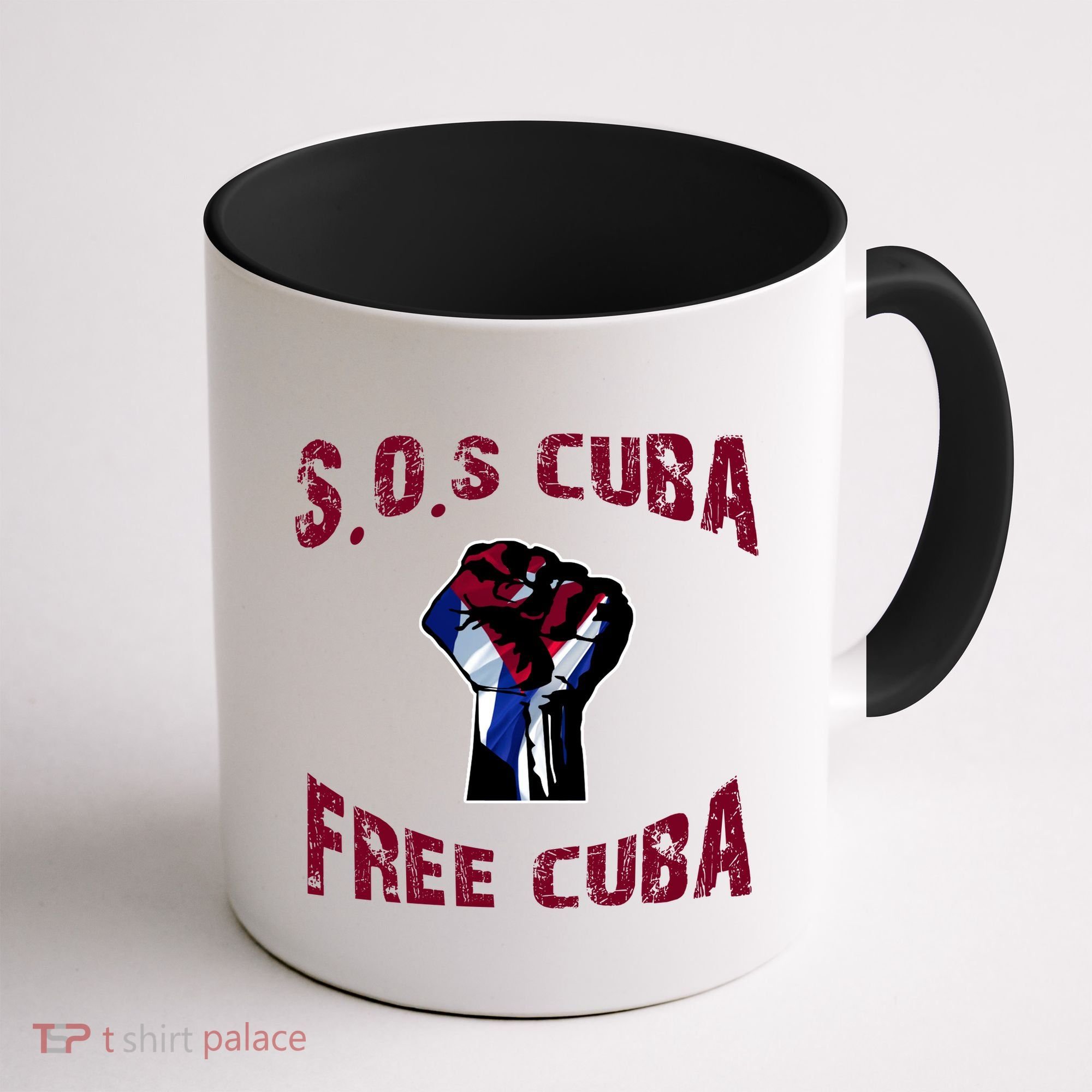 SOS Free Cuba Coffee Mug