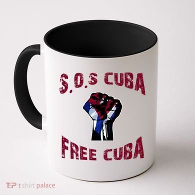 SOS Free Cuba Coffee Mug