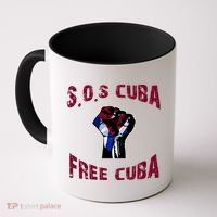 SOS Free Cuba Coffee Mug thumb 0