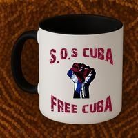 SOS Free Cuba Coffee Mug thumb 2