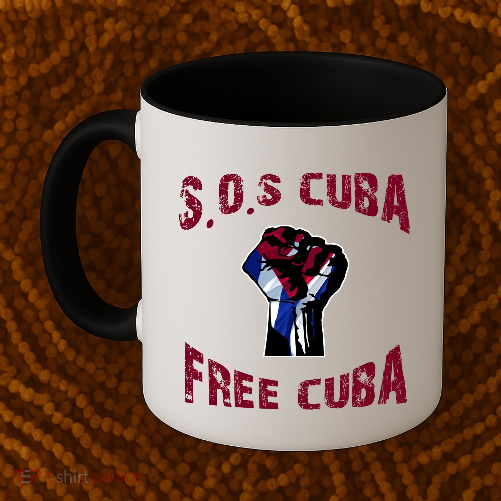 SOS Free Cuba Coffee Mug