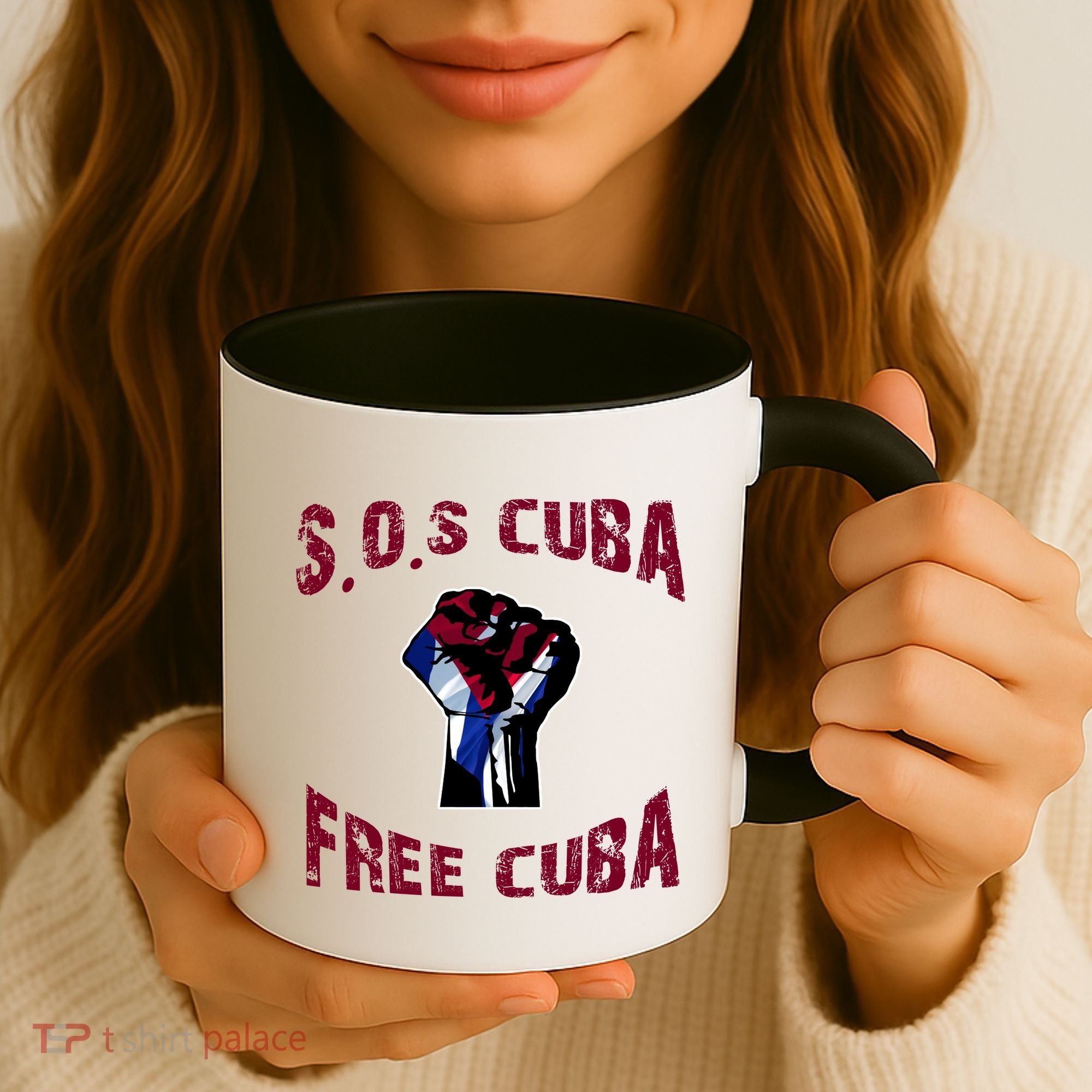 SOS Free Cuba Coffee Mug