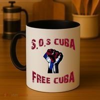 SOS Free Cuba Coffee Mug thumb 4