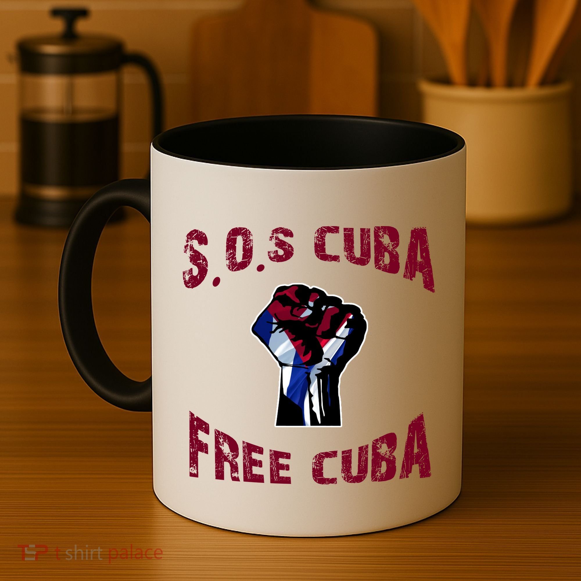 SOS Free Cuba Coffee Mug