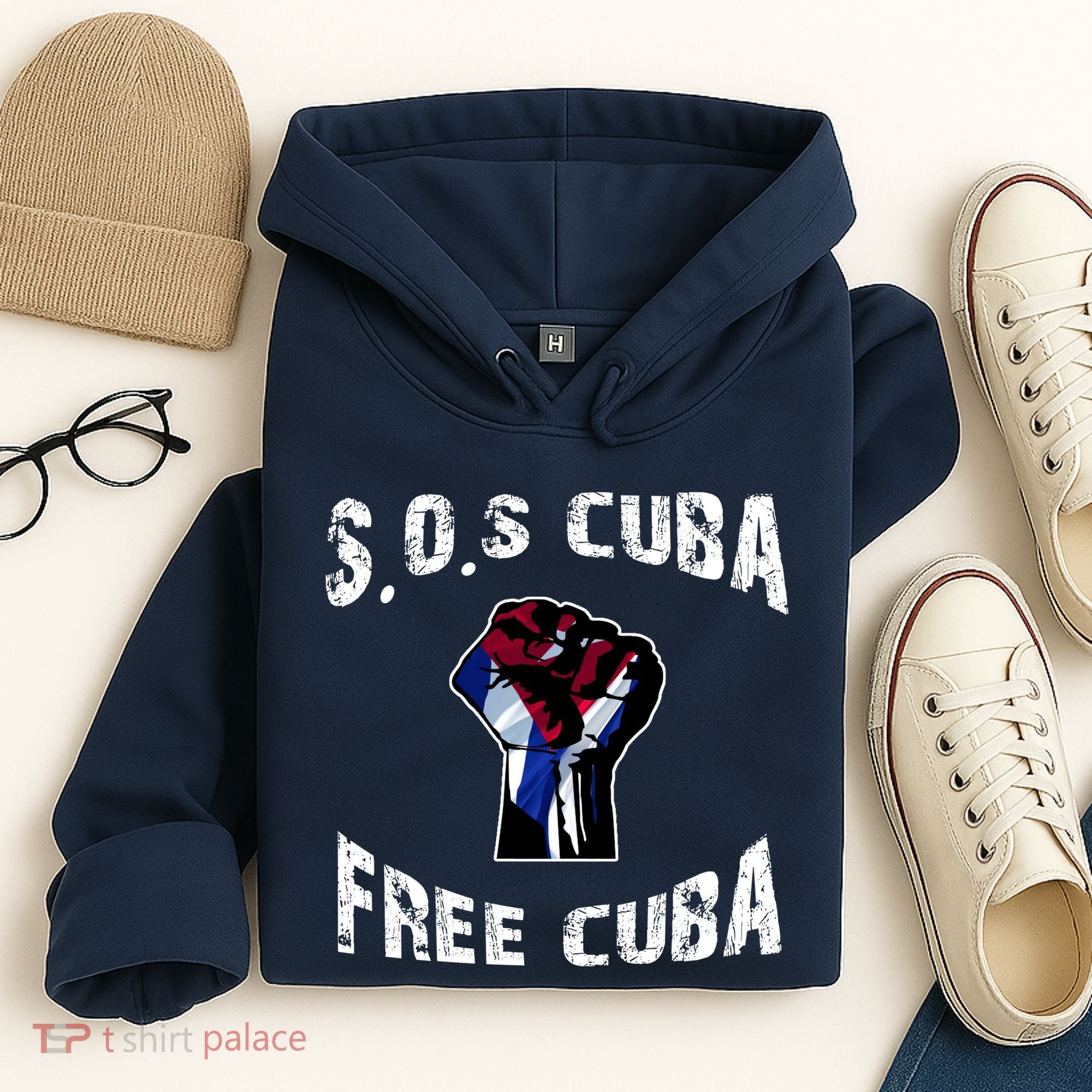 SOS Free Cuba Hoodie