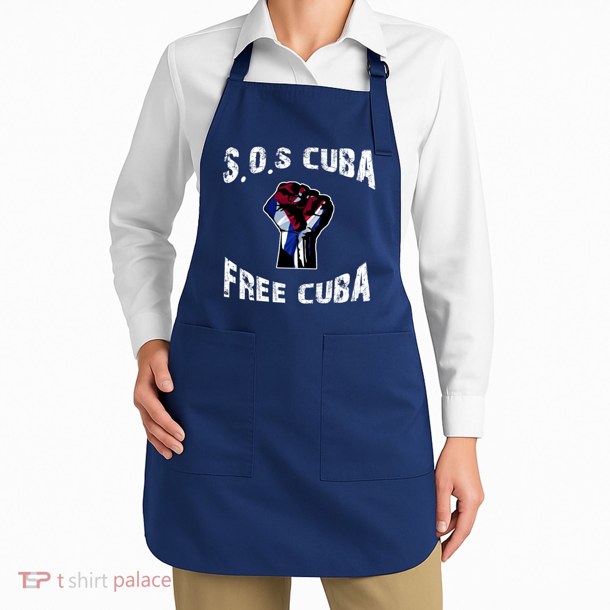 SOS Free Cuba Apron