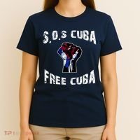 SOS Free Cuba T-Shirt thumb 4
