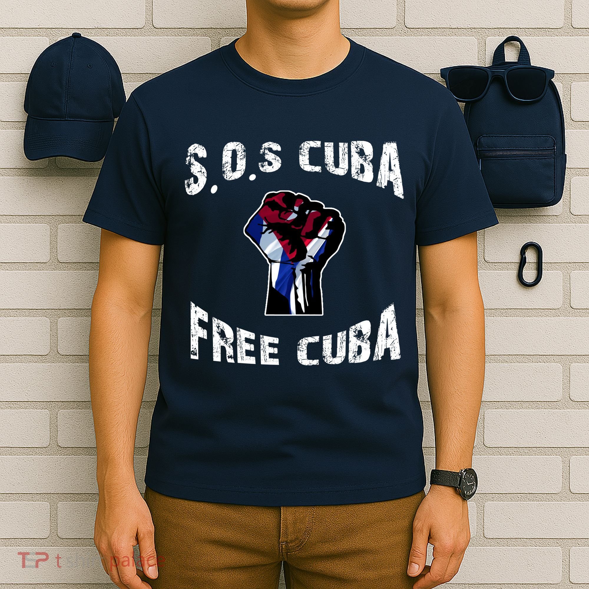SOS Free Cuba T-Shirt