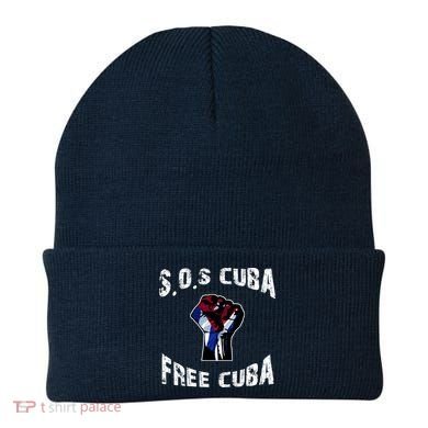 SOS Free Cuba Beanie