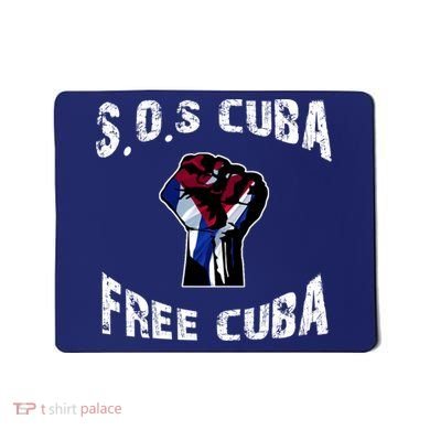 SOS Free Cuba Mousepad
