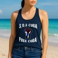 SOS Free Cuba Women's Tank Top thumb 2