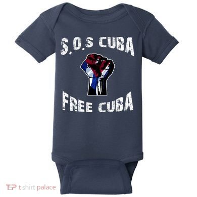 SOS Free Cuba Baby Bodysuit