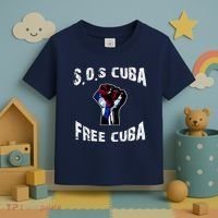 SOS Free Cuba Toddler T-Shirt thumb 3
