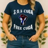 SOS Free Cuba Women's T-Shirt thumb 2