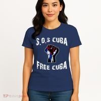SOS Free Cuba Women's T-Shirt thumb 4
