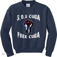 SOS Free Cuba Kids Sweatshirt thumb 0