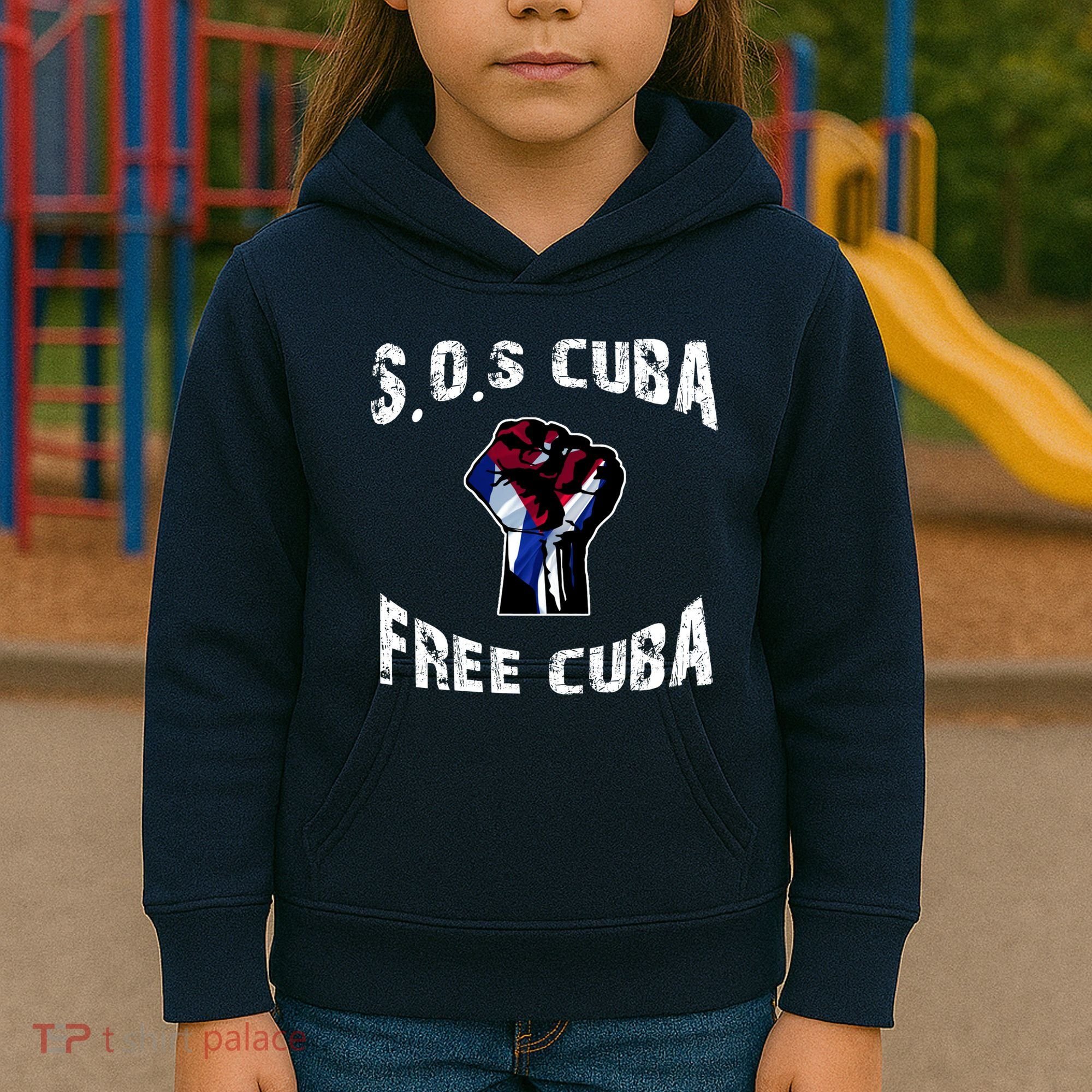 SOS Free Cuba Kids Hoodie