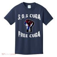 SOS Free Cuba Kids T-Shirt thumb 0