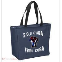 SOS Free Cuba Tote Bag thumb 2