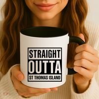 Straight Outta St Thomas Usvi Holiday Matching Gift Coffee Mug thumb 3