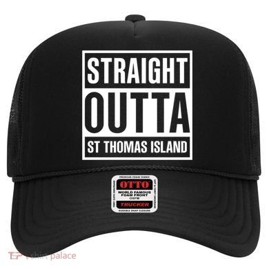 Straight Outta St Thomas Usvi Holiday Matching Gift Hat