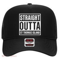 Straight Outta St Thomas Usvi Holiday Matching Gift Hat thumb 0
