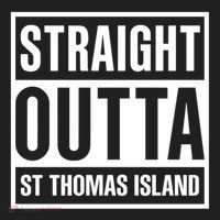 Straight Outta St Thomas Usvi Holiday Matching Gift Hat thumb 2