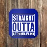 Straight Outta St Thomas Usvi Holiday Matching Gift Coaster thumb 0