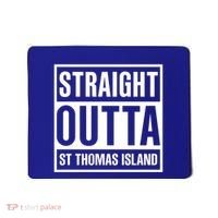 Straight Outta St Thomas Usvi Holiday Matching Gift Mousepad thumb 0