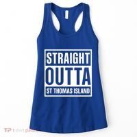 Straight Outta St Thomas Usvi Holiday Matching Gift Women's Tank Top thumb 0