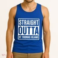 Straight Outta St Thomas Usvi Holiday Matching Gift Tank Top thumb 3
