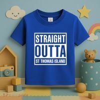 Straight Outta St Thomas Usvi Holiday Matching Gift Toddler T-Shirt thumb 3