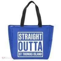 Straight Outta St Thomas Usvi Holiday Matching Gift Tote Bag thumb 0