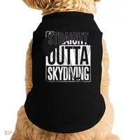 Straight Outta Skydiving Doggie Tank thumb 0
