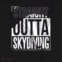 Straight Outta Skydiving Doggie Tank thumb 4