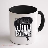 Straight Outta Skydiving Coffee Mug thumb 1