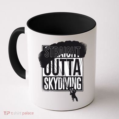 Straight Outta Skydiving Coffee Mug