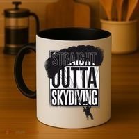 Straight Outta Skydiving Coffee Mug thumb 4