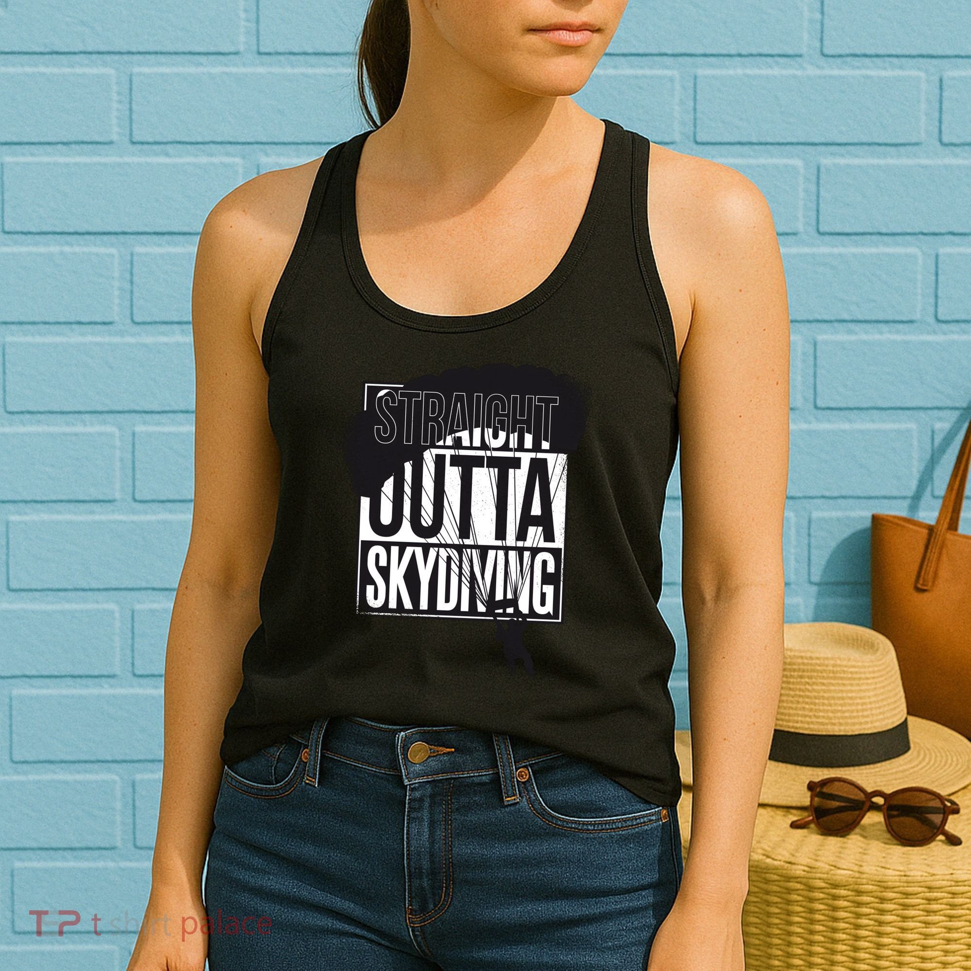 Straight Outta Skydiving Women's Tank Top