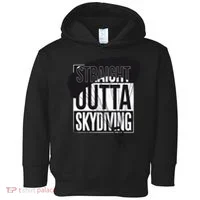 Straight Outta Skydiving Toddler Hoodie thumb 0